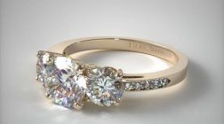 Wedding Ring And Engagement Ring Set For Couple