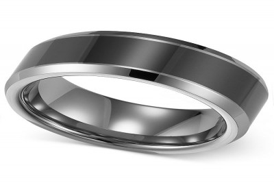 Tungsten Carbide Wedding Ring - A Modern Choice | Diamond District Block