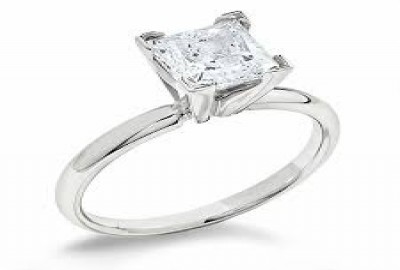 Diamond District Solitaire Engagement Ring