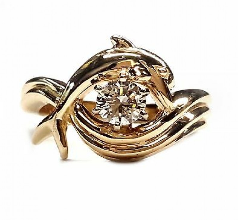 Dolphin Engagement Rings for Valentine's Day