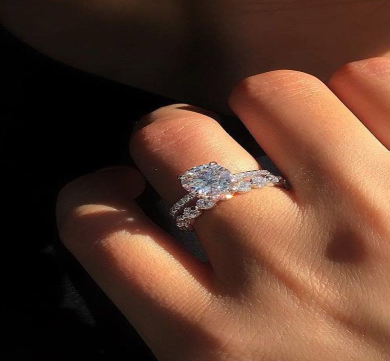 Shine Bright on Your Big Day with a White Diamond Wedding Ring