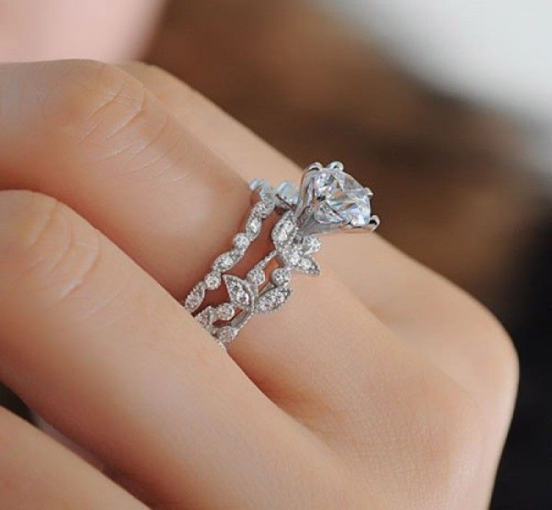 Complete Your Wedding Look with His and Hers Ring Sets